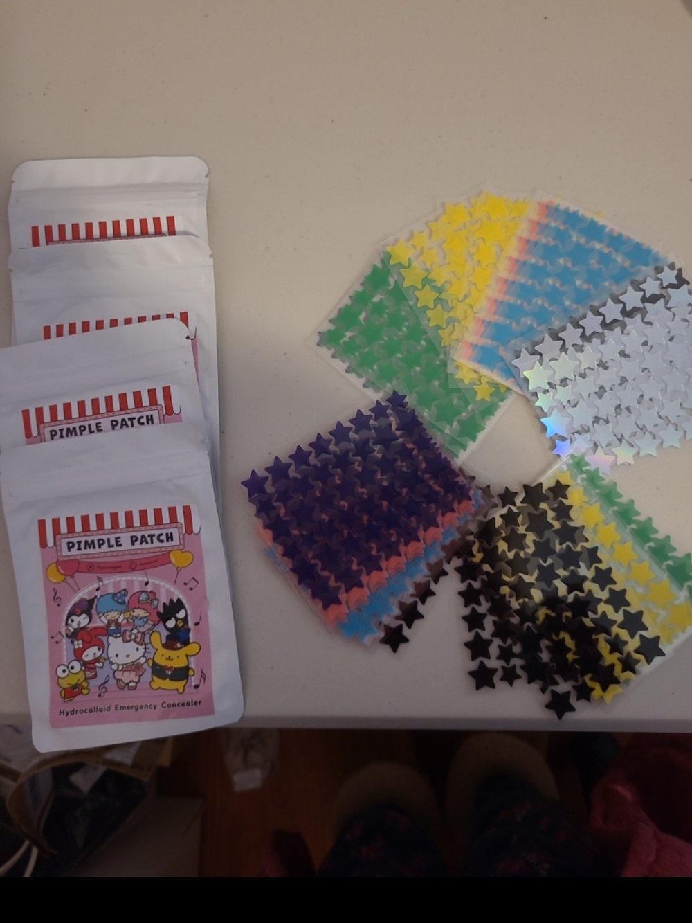 Pimple Patch Hydrocolloid Concealer Stickers – Multi Color Stars
